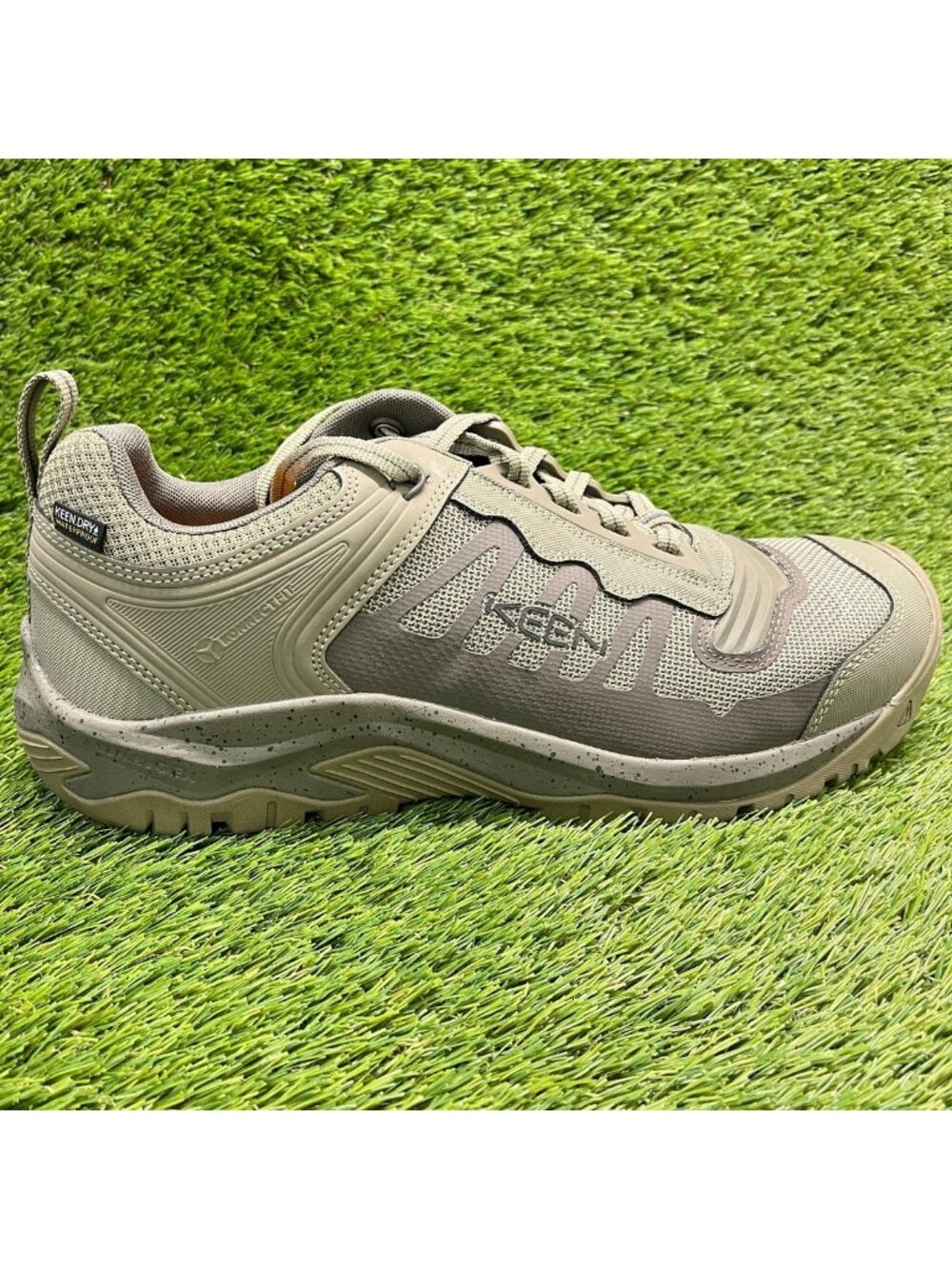 Keen Utility Reno Mens Size 14 Gray Waterproof Composite Toe Safety Work Shoes